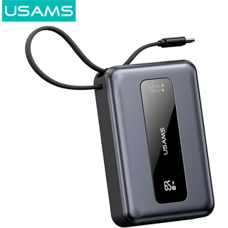 پاوربانک 20000 فست شارژ 65 وات Type-C و USB یوسامز CD243