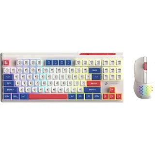 کیبورد و ماوس بی سیم گیمینگ لاجی کی مدل KM329W