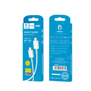 کابل شارژر دو سر Type-C دنمن Denmen D20C