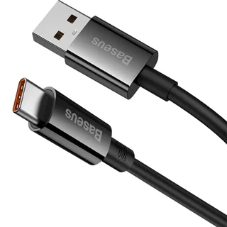 کابل شارژ 100 وات USB به Type-C باسئوس مدل BA-P10320102114-00 طول 1 متر