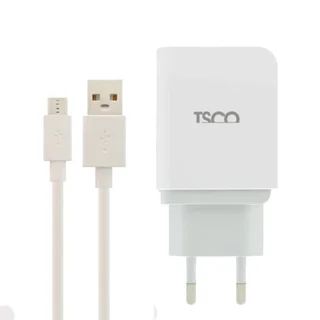 شارژر دیواری تسکو مدل TTC 59 به همراه کابل تبدیل microUSB