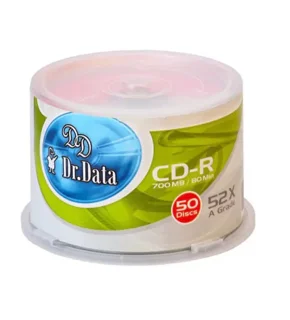 سی دی خام دکتر دیتا مدل CD-R پک 50 عددی