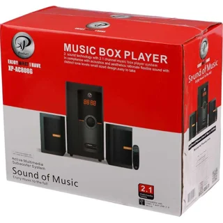 اسپیکر ۳ تکه رم و فلش خور XP-Product XP-AC808G + ریموت کنترل