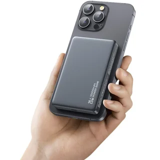 پاوربانک وایرلس مگنتی یوسمز مدل CD242 ظرفیت 10000 میلی آمپر ساعت توان 20 وات